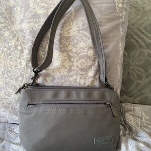 Tracker Travel Safe purse. Grey
